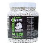 Bulldog EXTREME Bio BB Pellets in a white, 5000-piece tub 0.20g