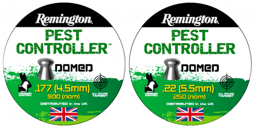 A tin of 500 Remington Pest Control.177 4.5mm Domed Air Rifle Pellets ...
