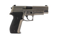 Raven R226 Brushed Aluminium Gas Blowback Handgun 