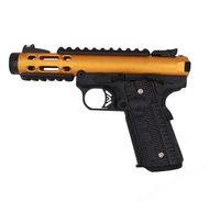 WE Tech GALAXY 1911 Series GBB Pistol in Black & Gold