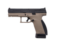 Airsoft Pistol in Black & Tan Co2 GBB ASG CZ P-10C (19923)