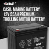 Casil CA12550 12v 55ah Sealed Lead Acid Alarm Battery Replaces 40ah 42ah and 45ah