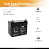 Casil CA12330 12v 33ah UPS APC Sealed Lead Acid AGM Battery with Nut & Bolt Terminals