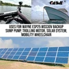 Casil 12V 75Ah Deep Cycle AGM Battery | Compatible with Wayne ESP25 WSS30V Backup Sump Pump | Solar, Trolling Motor, Mobility & General Use