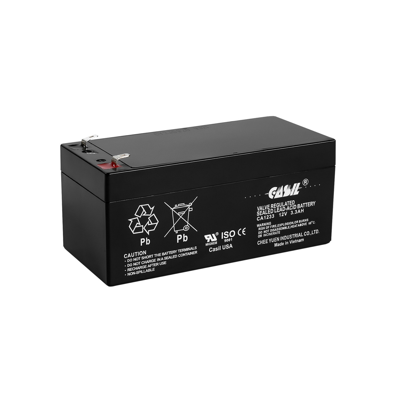 Casil CA1233 12v 3ah 3.3ah 3.4ah Sealed Lead Acid Battery
