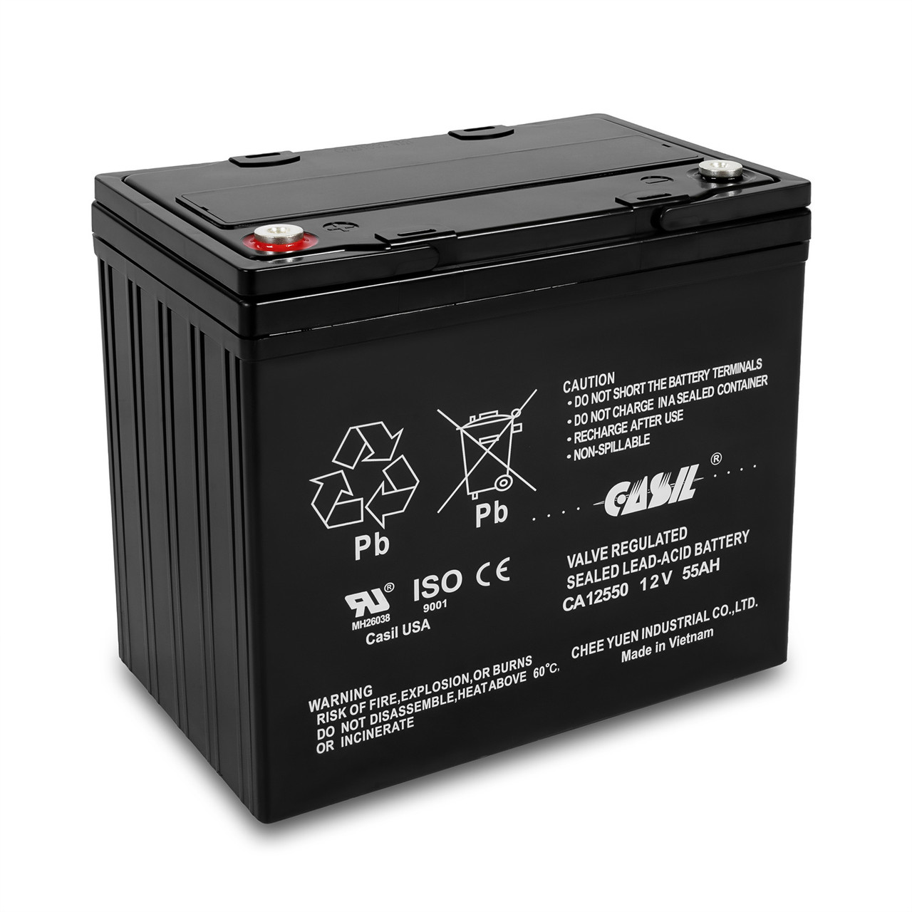 Casil CA12550 12v 55ah (new version)