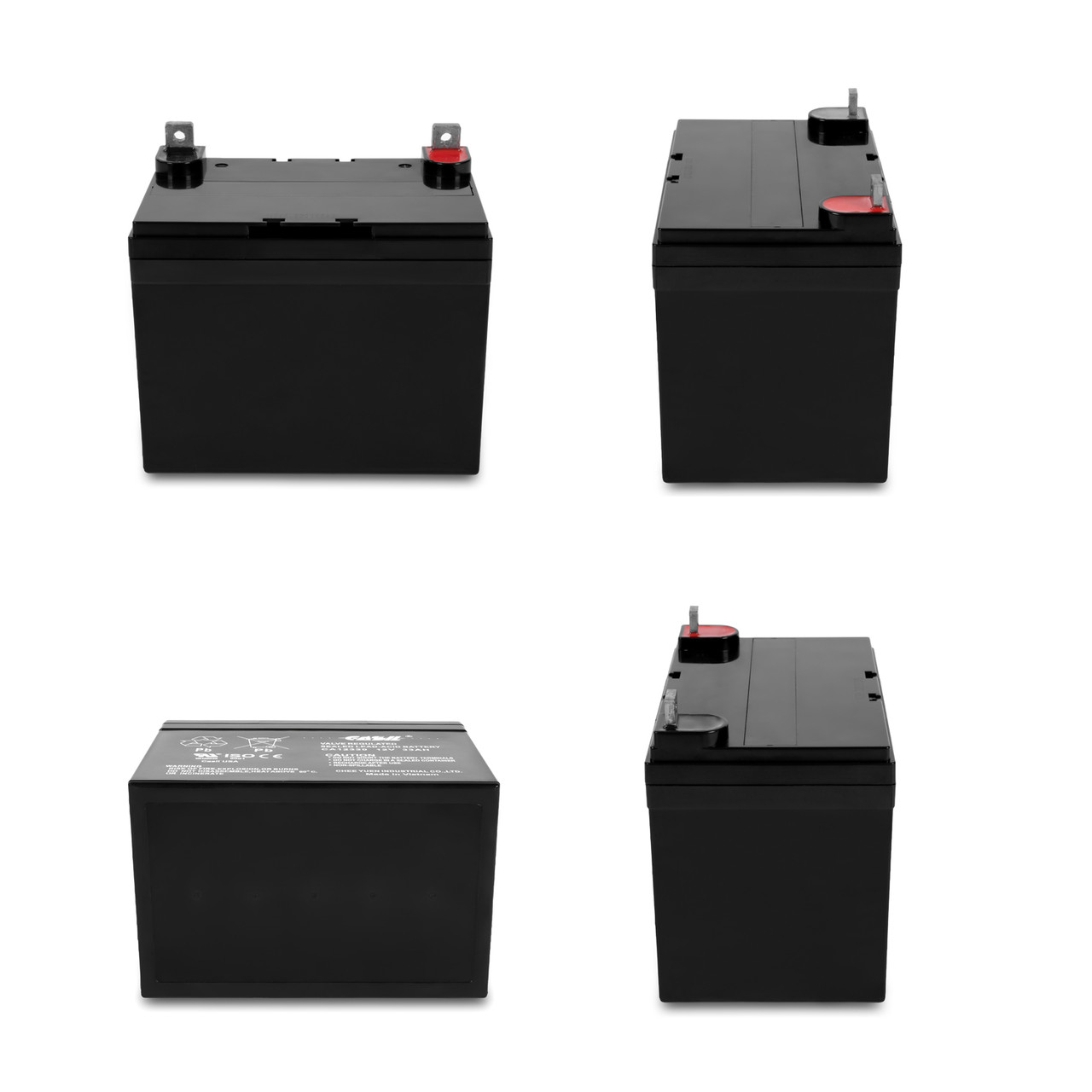 Casil CA12330 12v 33ah UPS APC Sealed Lead Acid AGM Battery with Nut & Bolt Terminals