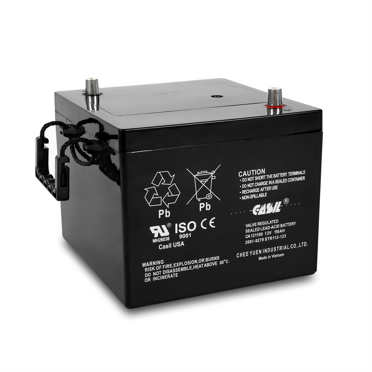 Simplex Grinnell 2081-9279 Fire Alarm Control Panel Battery 12V 110ah