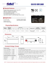 Casil CA613 6V 1.3AH battery for simon xt security system