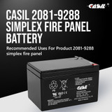 Casil CA12120 12v 12ah UPS APC Replacement Sealed Lead Acid Battery F2 Terminals