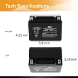 YTX9-BS - 12V 8AH 135 CCA - SLA Power Sport Battery - Casil Battery