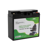 Casil 12V 18Ah Scooter Battery | Pride Mobility Scooter Accessories - Replacement for Pride Scooter Wheelchair Jazzy Power Chair Gogo Elite Traveller