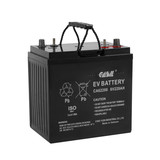 Casil 6V 220Ah Deep Cycle AGM Replacement Battery for RV, Solar Energy Storage, Marine Use, Golf Carts, Floor Scrubbers & Off-Grid Power Applications