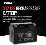 Casil YTZ12S 12V 11AH Battery for Honda 250 NSS250 Reflex 2001-2009, Power Sports Battery (YTZ12S)