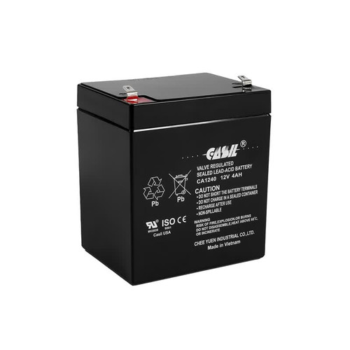CASIL CA-1240 12V 4AH Rechargeable Sealed Lead Acid Alarm Battery