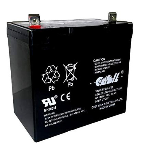 Casil CA12500 12v 50ah UPS APC Sealed Lead Acid AGM Battery Nut & Bolt  Terminals
