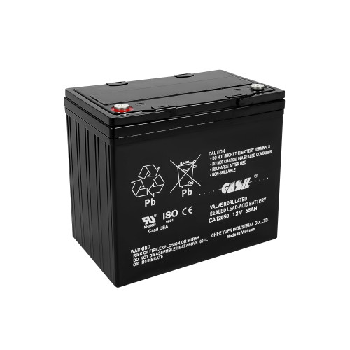 Casil CA12550 12v 55ah UPS APC Sealed Lead Acid AGM Battery Nut & Bolt Terminals