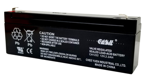 Casil CA1222 12v 2.2ah Sealed Lead Acid Battery