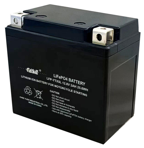 Casil YTX5L-BS Rechargeable Lithium Iron Phosphate Lifepo4 Replacement Battery