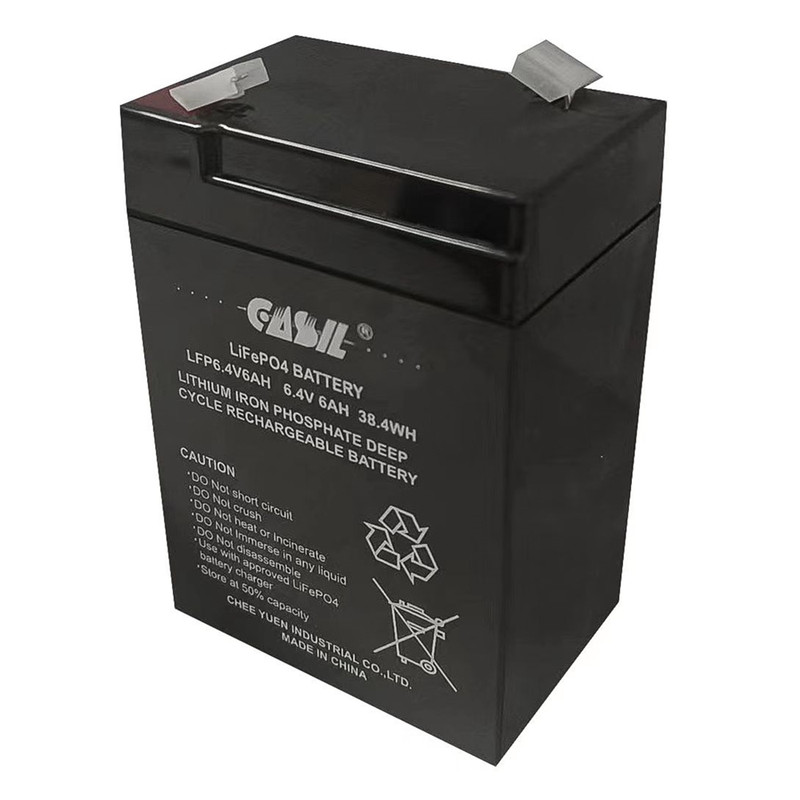 Casil 6v 6ah rechargeable lithium iron phosphate lifepo4 battery