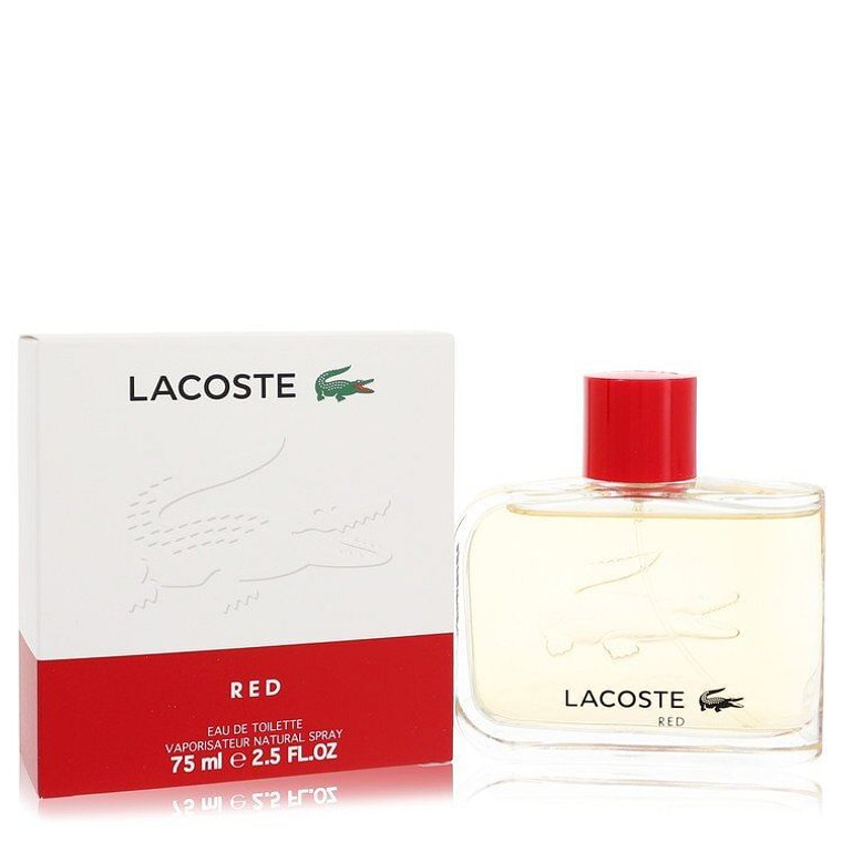 Lacoste Red Style In Play by Lacoste Eau De Toilette Spray (New Packaging) 2.5 oz (Men) V728-415833