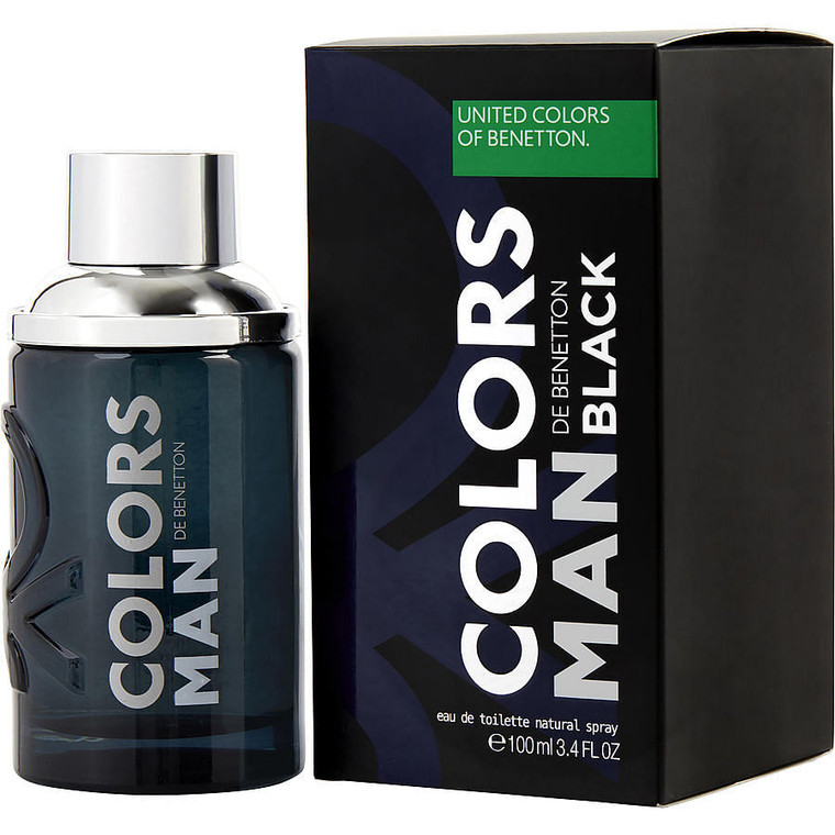 COLORS DE BENETTON BLACK by Benetton (MEN) - EDT SPRAY 3.4 OZ L270-342095