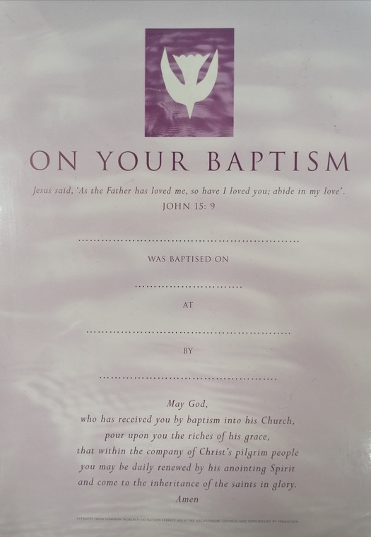 On Your Baptism Pack of 20