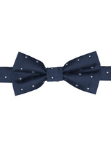 Boys navy banded dickie bow