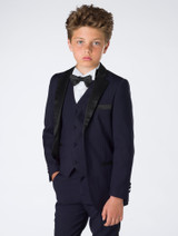 boys navy tuxedo