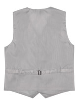 Boys silver waistcoat - Stephen