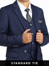 Communion suit with standard tie