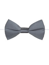 Boys elasticated slate grey dickie bow