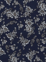 kids floral blue tie