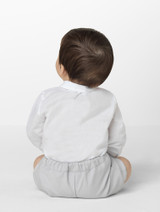 Patachou boy white & grey outfit - Perry