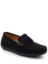 boys black loafers