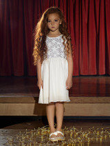 Girls white dress - Elyse