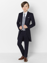 Kids navy tail suit