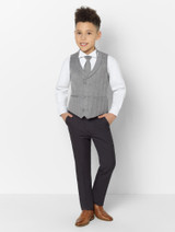 boys check waistcoat