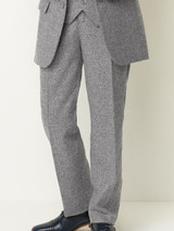 Boys light grey tweed trousers - Knox