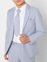 Boys pale blue suit jacket - Jackson