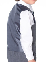 Boys grey waistcoat - Bertie