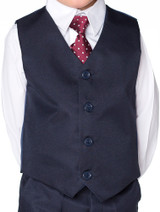 boys navy waistcoat