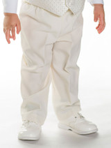 boys ivory trousers