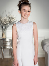 white communion dress