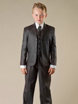 Grey wedding suit