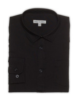 boys black slim fit shirts