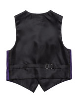 Black satin back with adjustable strap