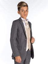 Boys grey suit
