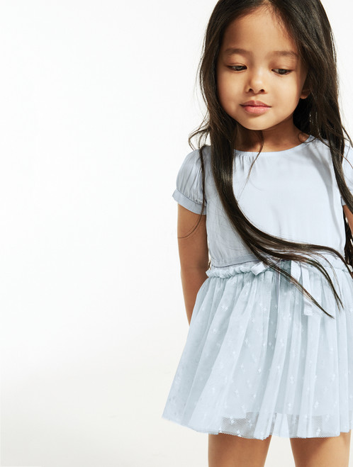 Girls navy dress