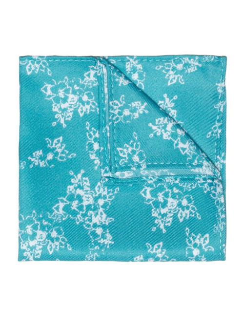 boys blue floral hanky